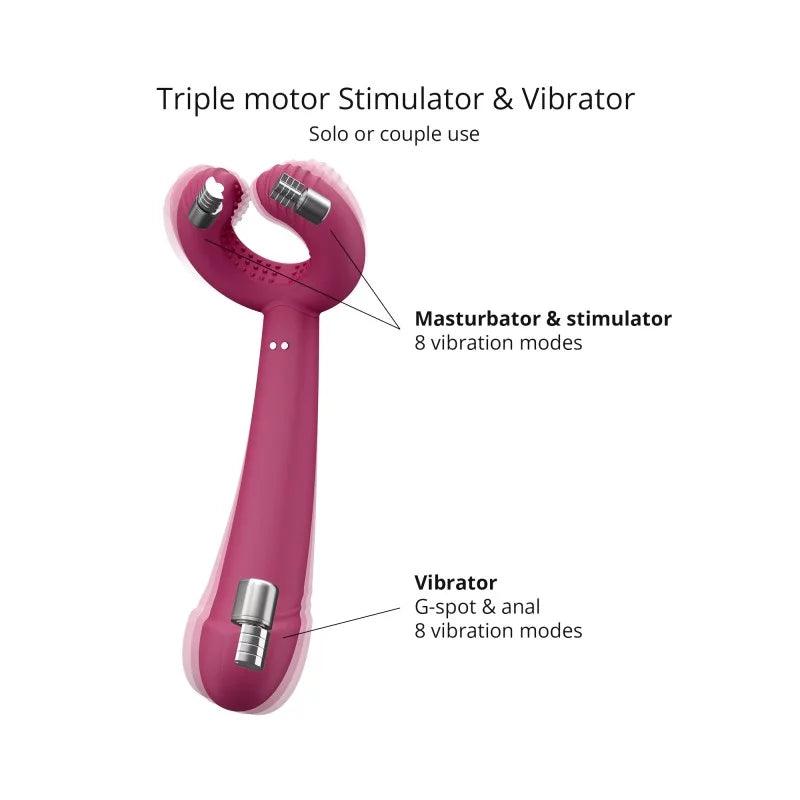 Please Me Rechargeable Silicone Vibrator - Buy At Luxury Toy X - Free 3-Day Shipping