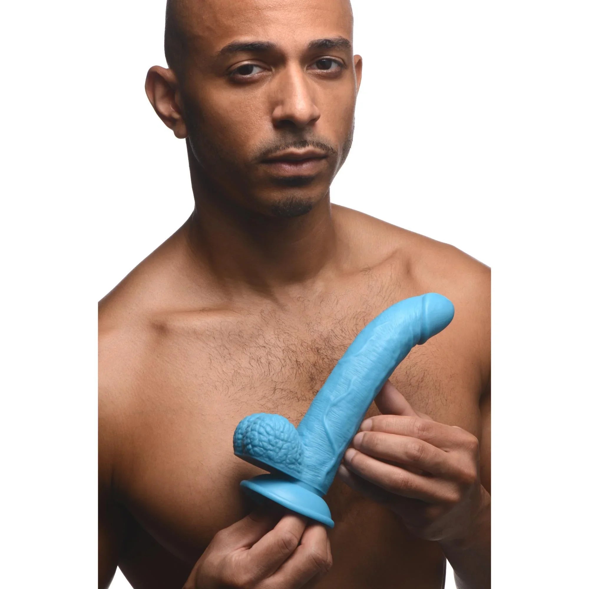 Pop Peckers 7.5" Dildo with Balls - Buy At Luxury Toy X - Free 3-Day Shipping