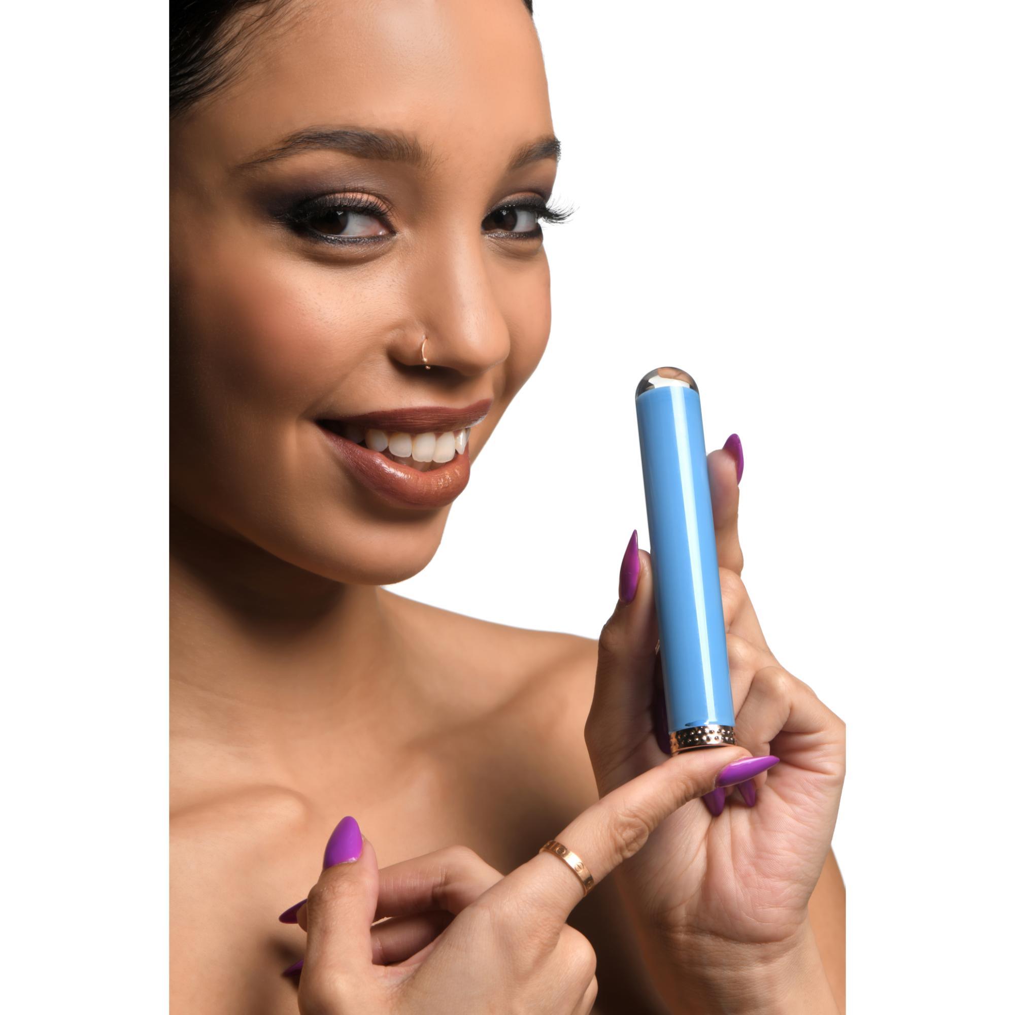 Prisms Erotic Glass 10X Mini Vibe - Buy At Luxury Toy X - Free 3-Day Shipping