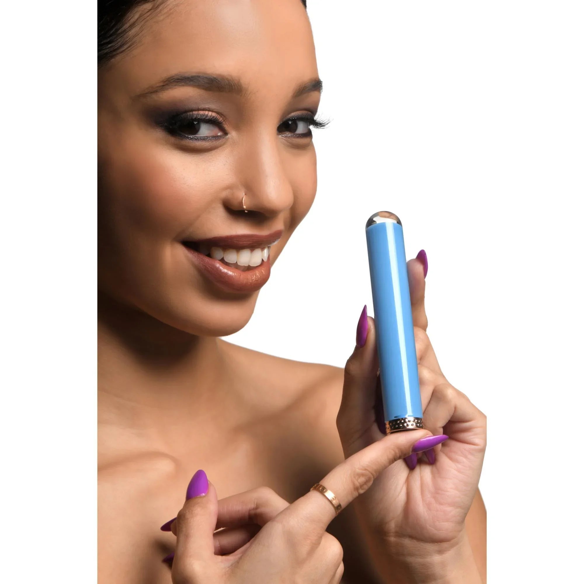 Prisms Erotic Glass 10X Mini Vibe - Buy At Luxury Toy X - Free 3-Day Shipping