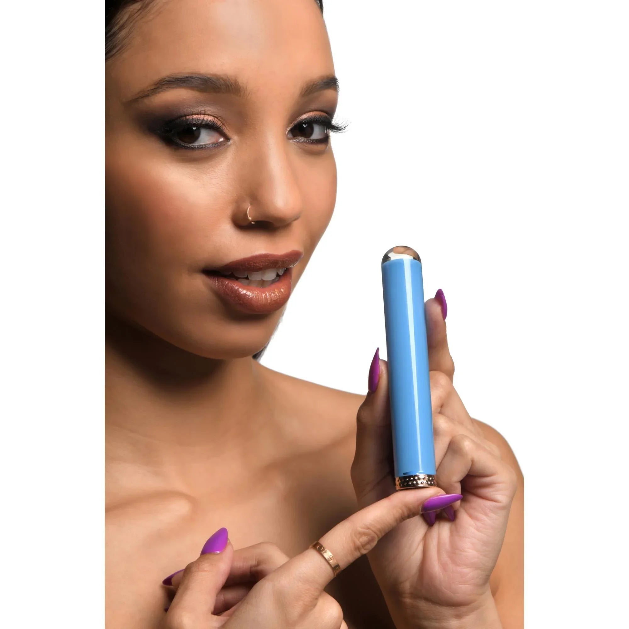 Prisms Erotic Glass 10X Mini Vibe - Buy At Luxury Toy X - Free 3-Day Shipping