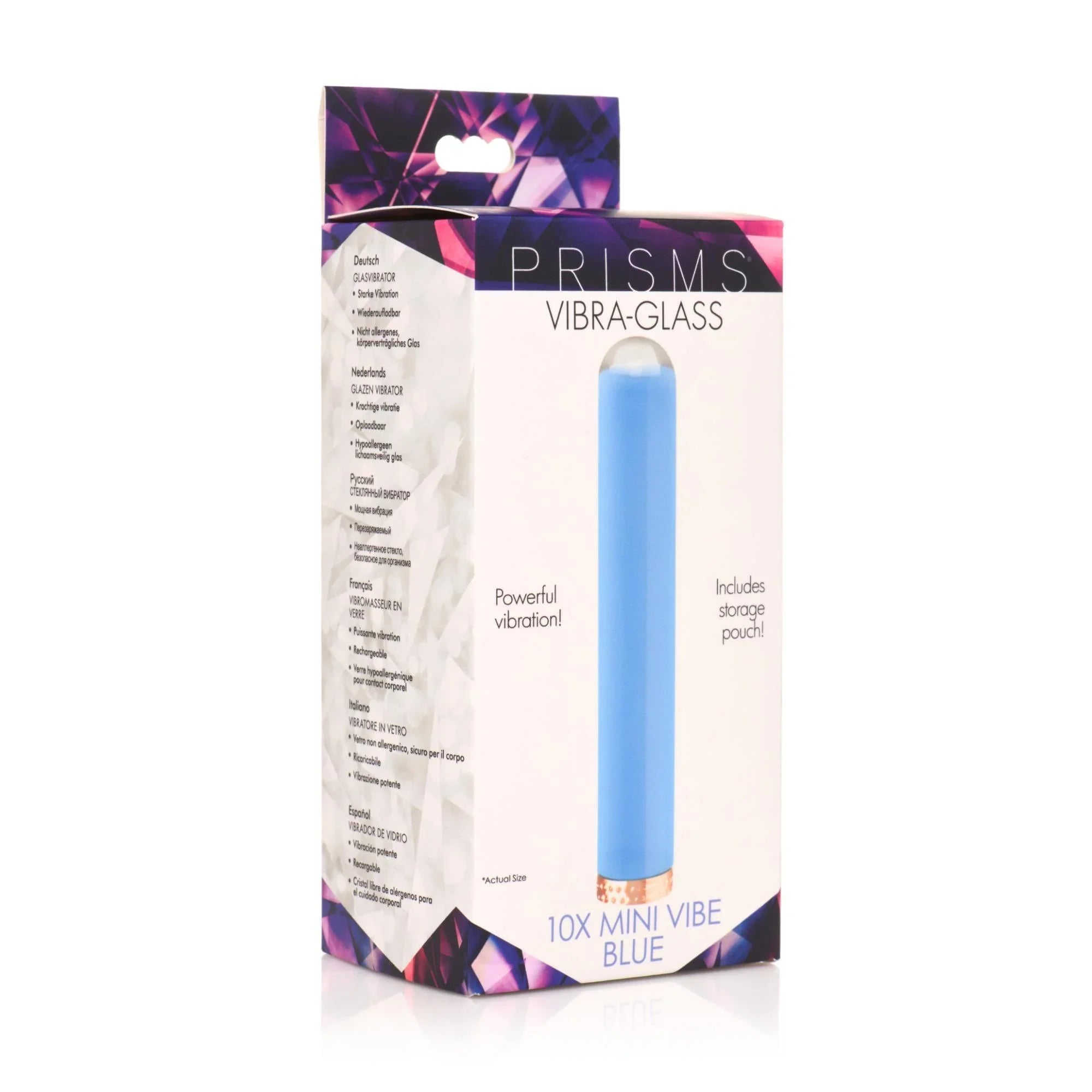 Prisms Erotic Glass 10X Mini Vibe - Buy At Luxury Toy X - Free 3-Day Shipping