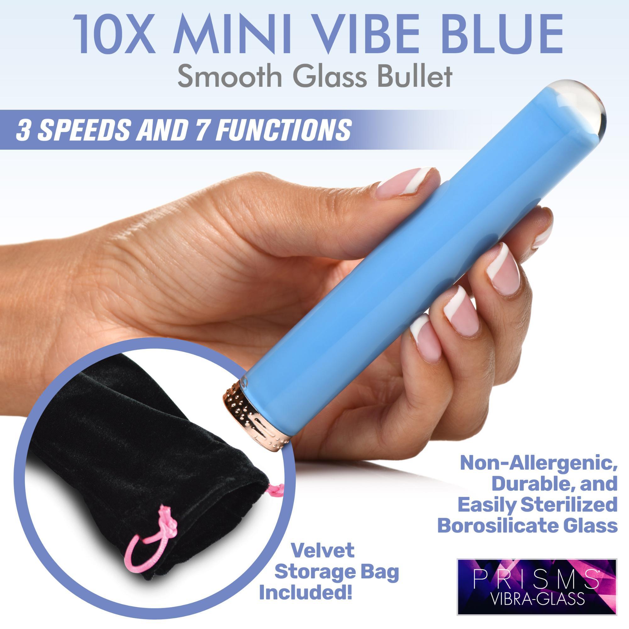 Prisms Erotic Glass 10X Mini Vibe - Buy At Luxury Toy X - Free 3-Day Shipping