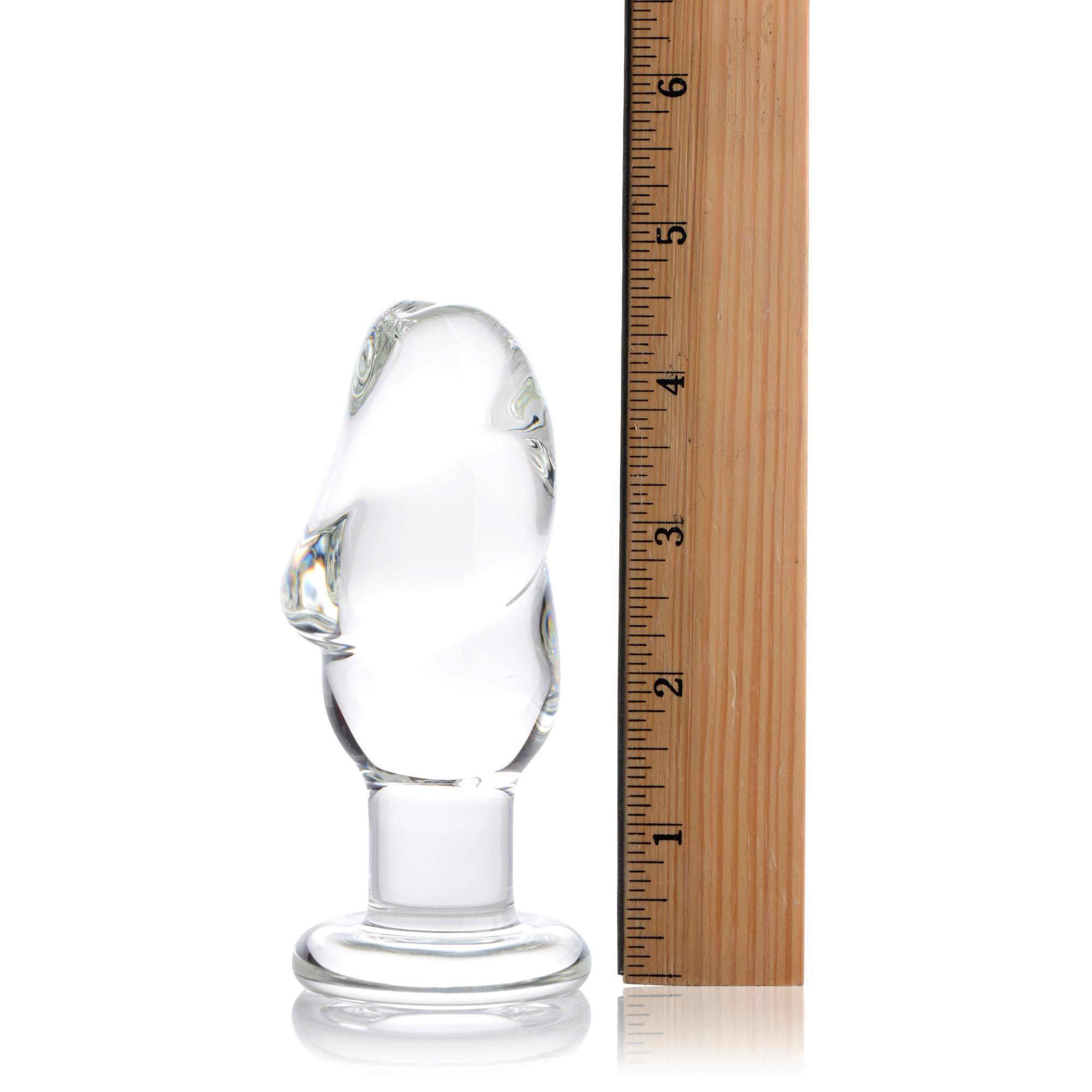Prisms Erotic Glass Asvini Glass Penis Anal Plug - Buy At Luxury Toy X - Free 3-Day Shipping
