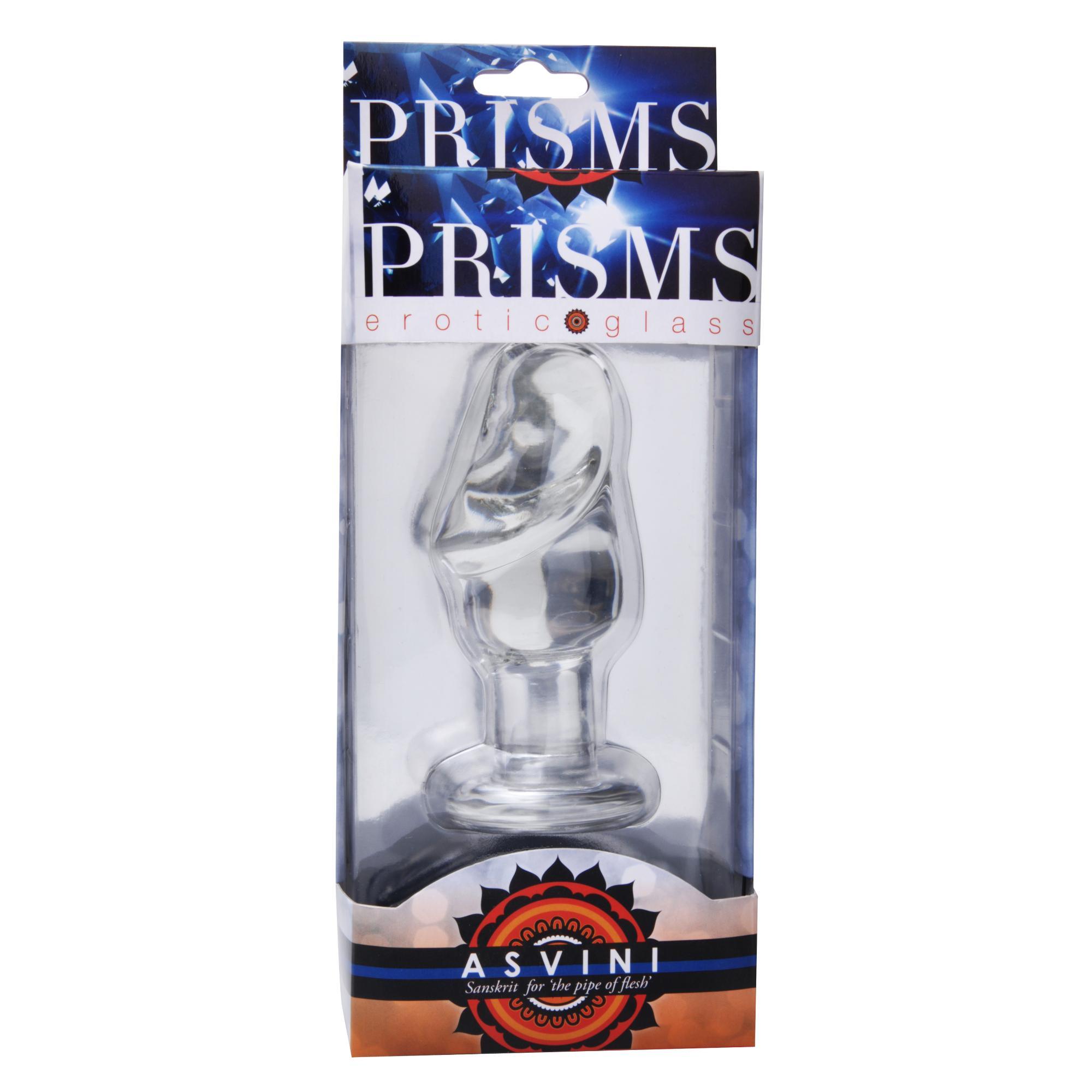 Prisms Erotic Glass Asvini Glass Penis Anal Plug - Buy At Luxury Toy X - Free 3-Day Shipping