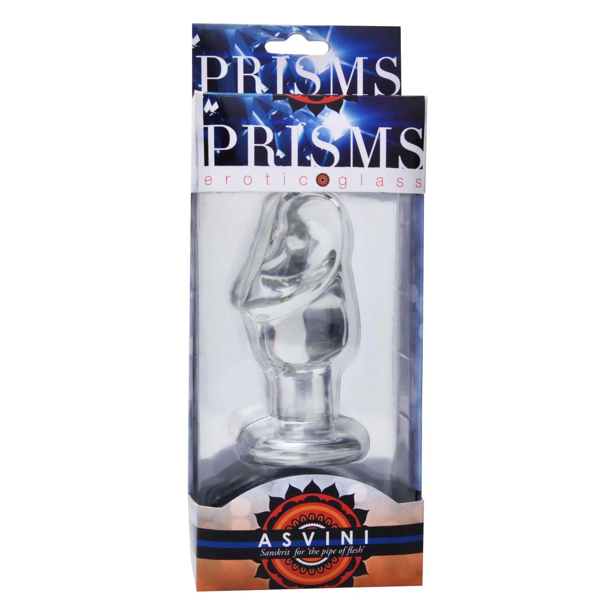 Prisms Erotic Glass Asvini Glass Penis Anal Plug - Buy At Luxury Toy X - Free 3-Day Shipping