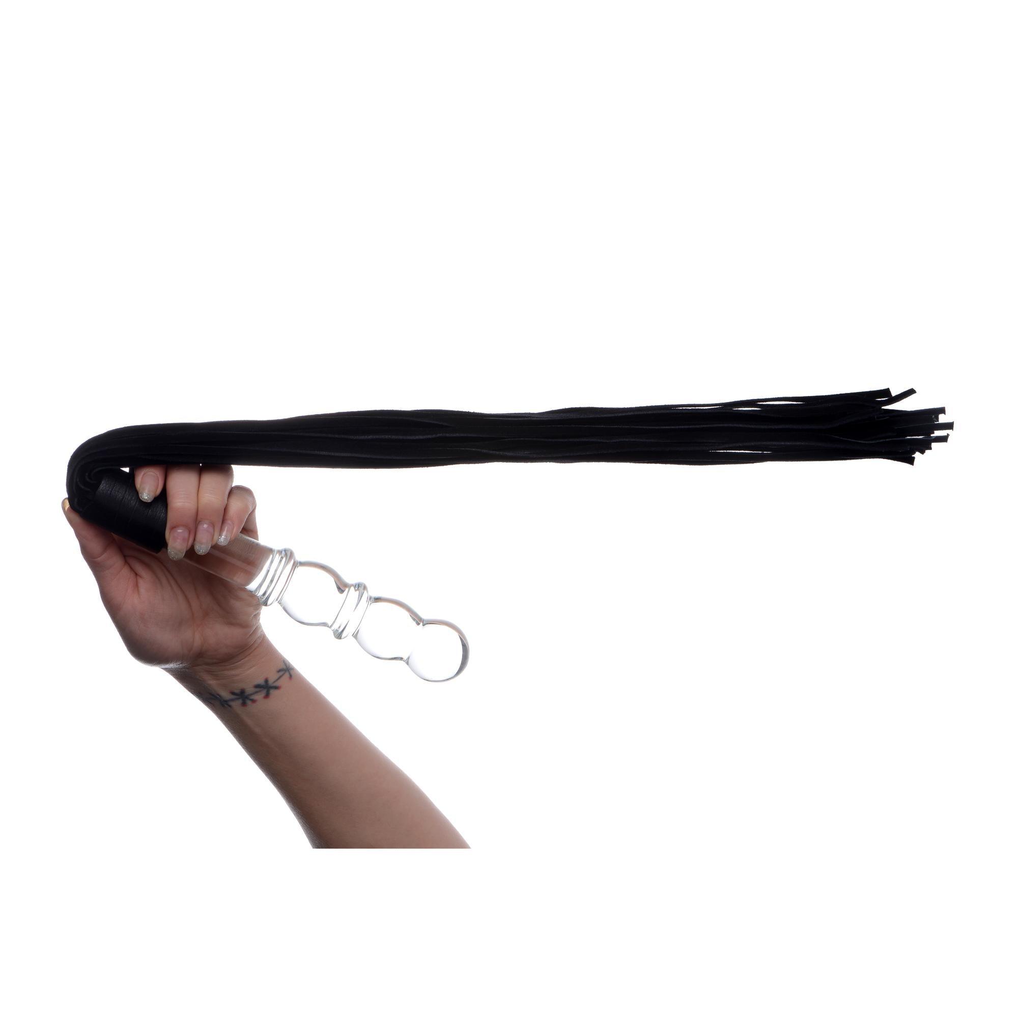 Prisms Erotic Glass Lingam Glass Dildo Flogger - Buy At Luxury Toy X - Free 3-Day Shipping