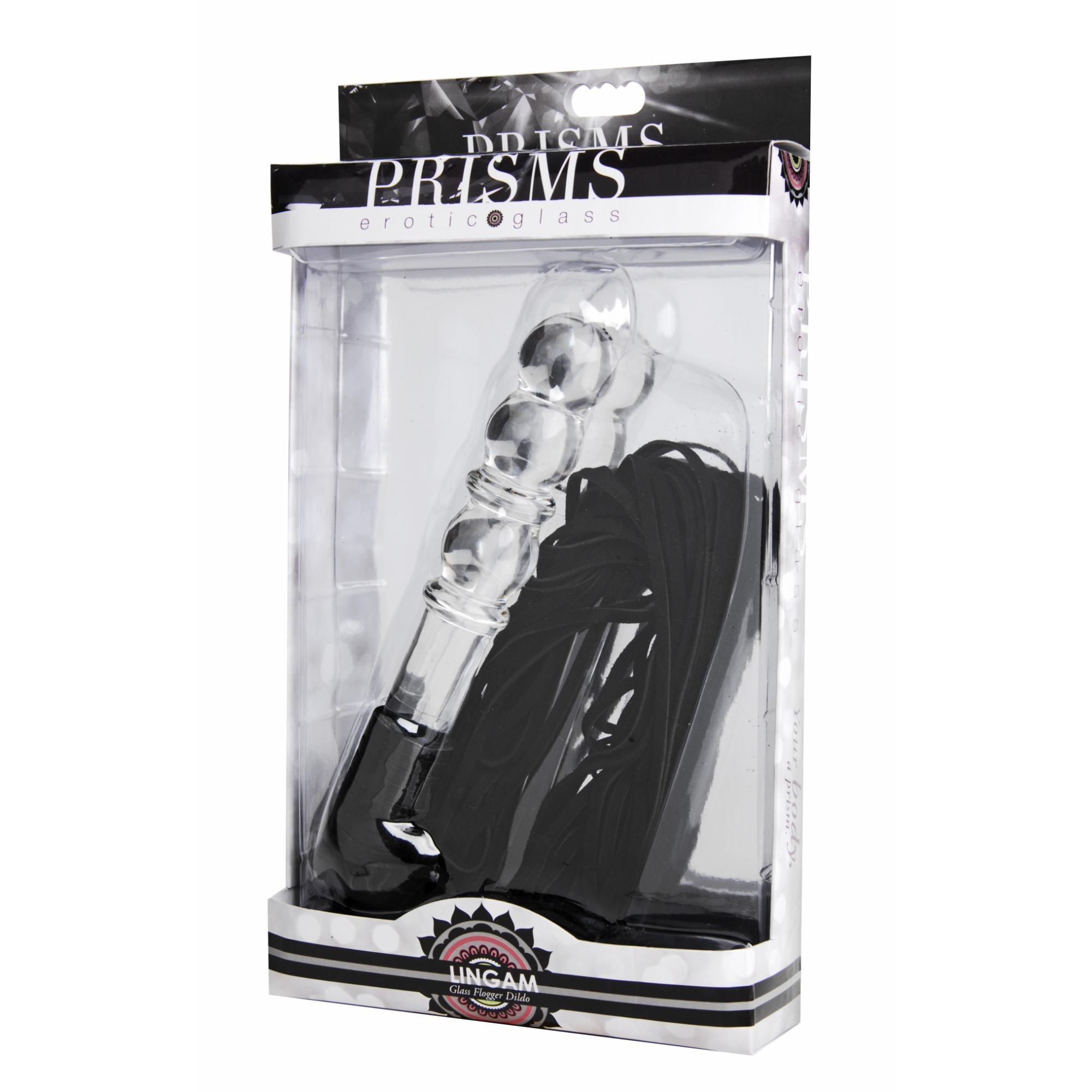 Prisms Erotic Glass Lingam Glass Dildo Flogger - Buy At Luxury Toy X - Free 3-Day Shipping