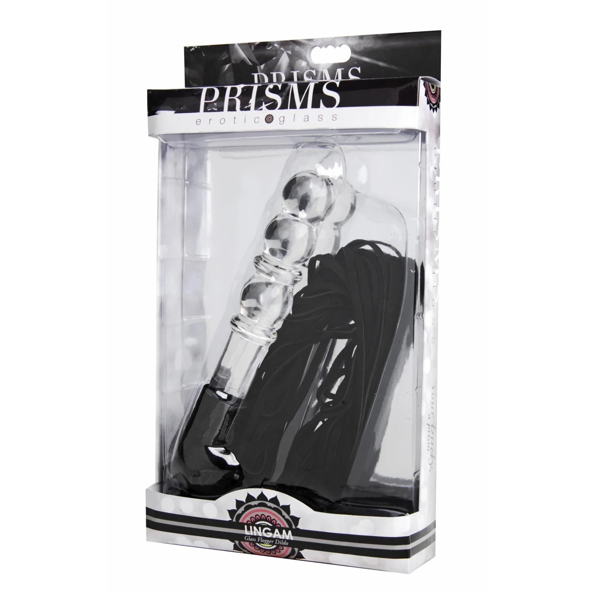 Prisms Erotic Glass Lingam Glass Dildo Flogger - Buy At Luxury Toy X - Free 3-Day Shipping