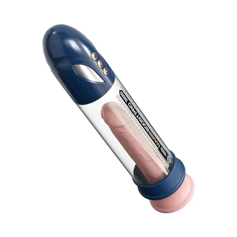 Pump Worx Max Boost Pro Flow Rechargeable Penis Pump - Buy At Luxury Toy X - Free 3-Day Shipping