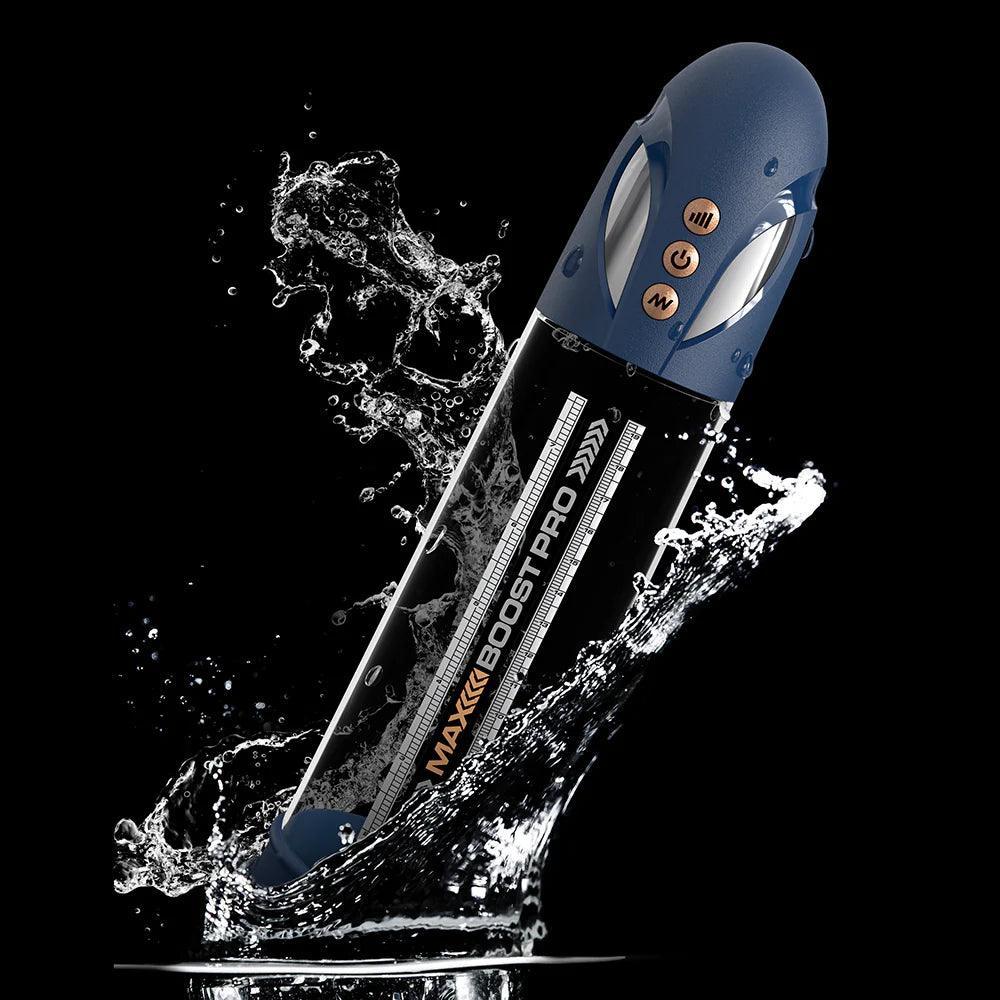 Pump Worx Max Boost Pro Flow Rechargeable Penis Pump - Buy At Luxury Toy X - Free 3-Day Shipping