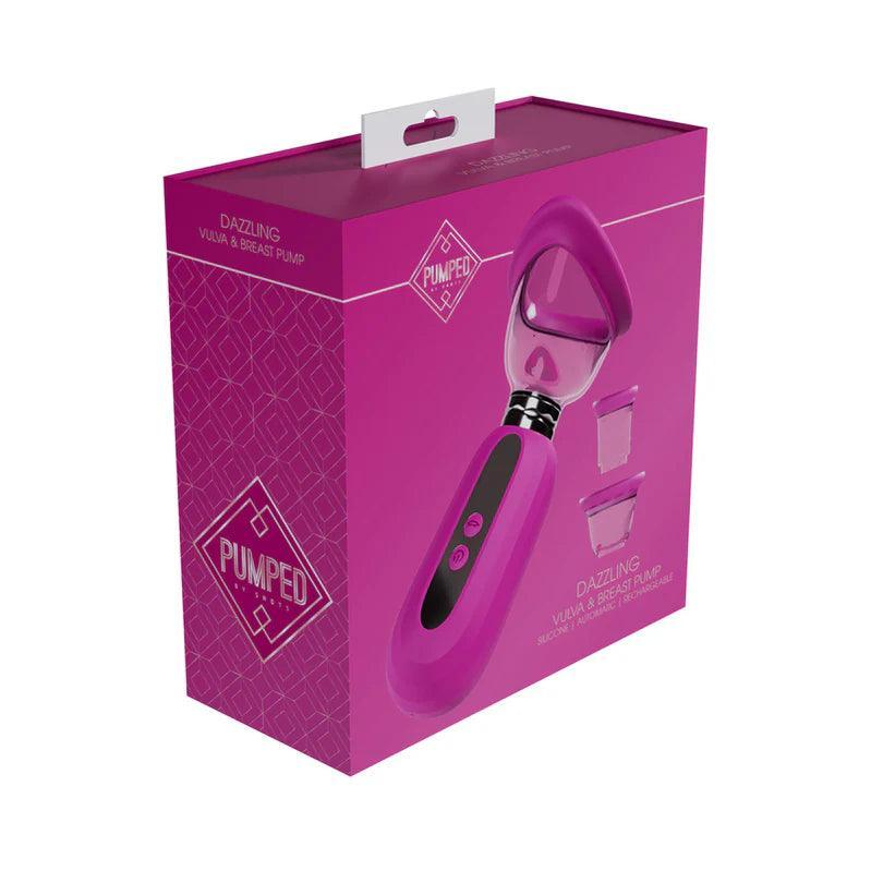 Pumped Dazzling Automatic Rechargeable Vulva & Breast Pump - Buy At Luxury Toy X - Free 3-Day Shipping