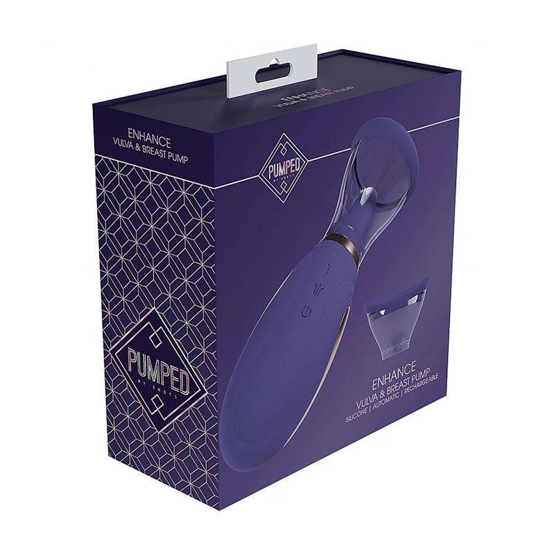 Pumped Enhanced Automatic 13 Speed Silicone Rechargeable Vulva and Breast Pump - Buy At Luxury Toy X - Free 3-Day Shipping