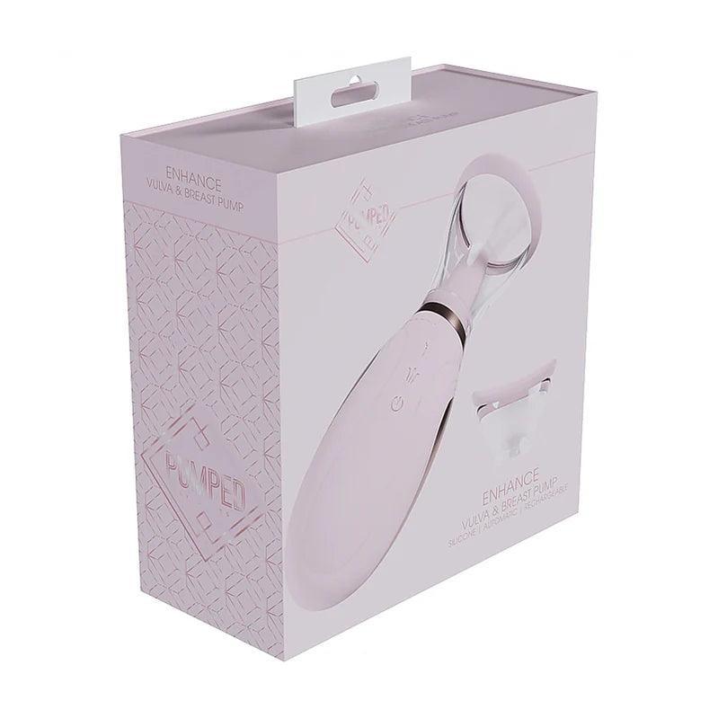 Pumped Enhanced Automatic 13 Speed Silicone Rechargeable Vulva and Breast Pump - Buy At Luxury Toy X - Free 3-Day Shipping