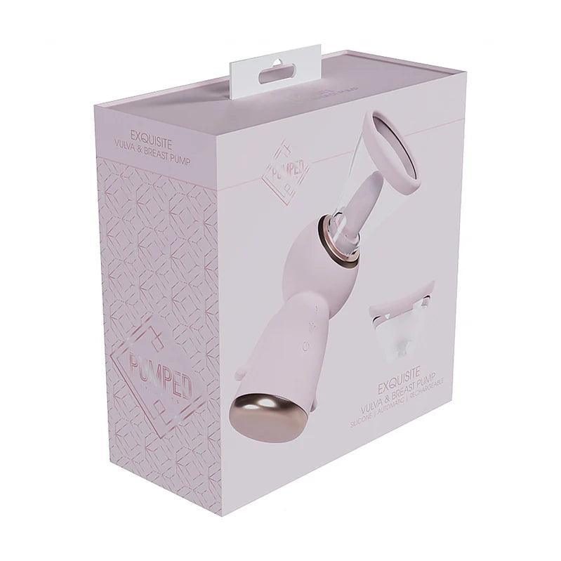 Pumped Exquisite Automatic 13 Speed Silicone Rechargeable Vulva and Breast Pump - Buy At Luxury Toy X - Free 3-Day Shipping
