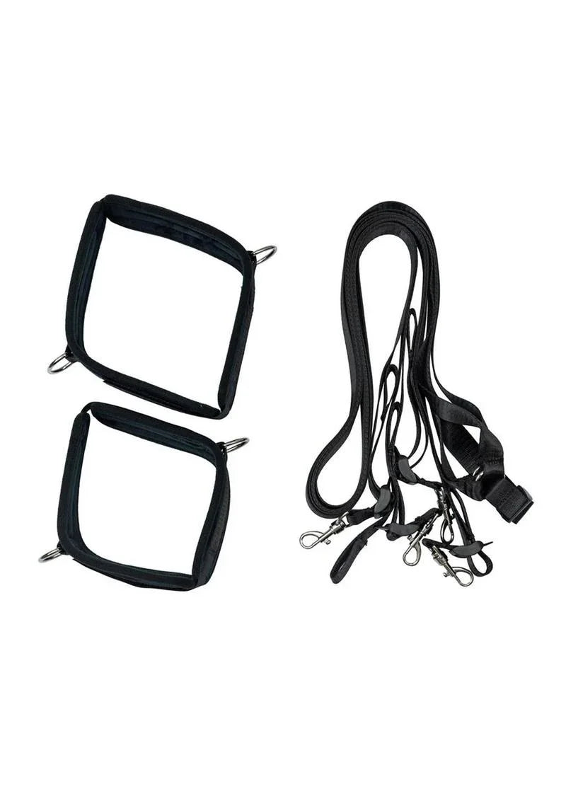 Punishment Bed Restraints (5-Piece Set) - Buy At Luxury Toy X - Free 3-Day Shipping