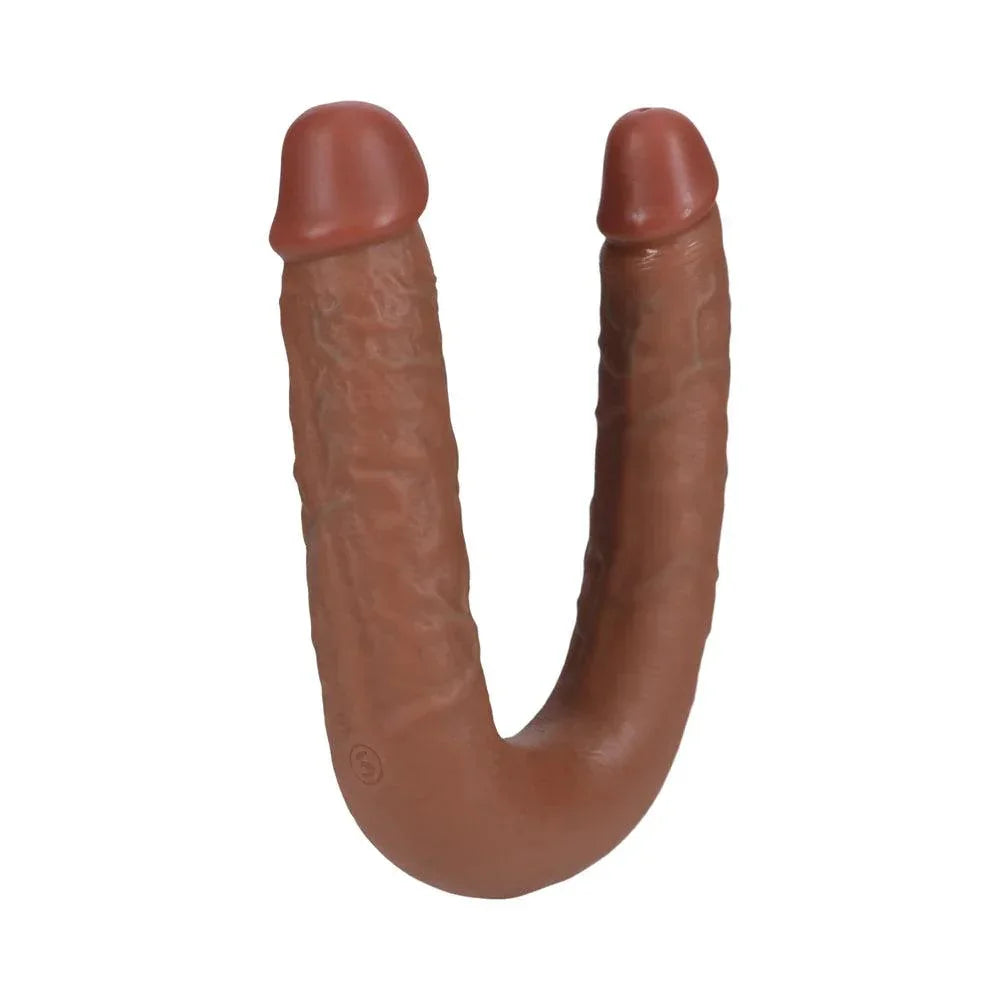 RealRock 9 in. U-Shaped Double Dildo - Buy At Luxury Toy X - Free 3-Day Shipping