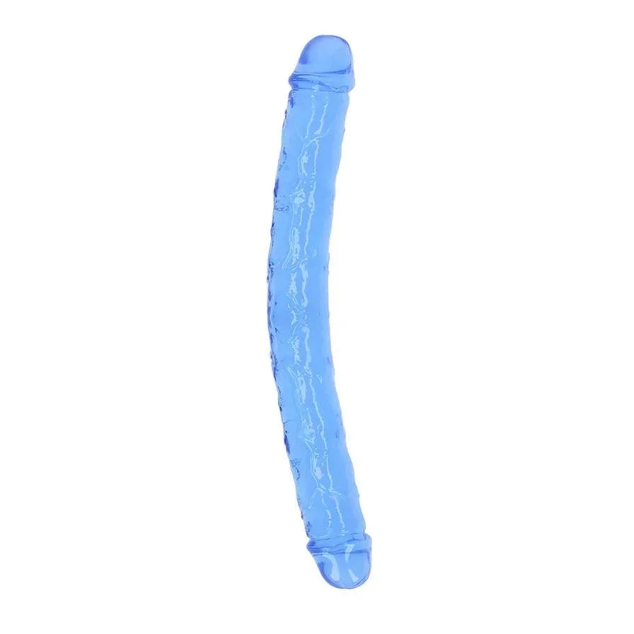 RealRock Crystal Clear Double Dong 13 in. Dual-Ended Dildo - Buy At Luxury Toy X - Free 3-Day Shipping