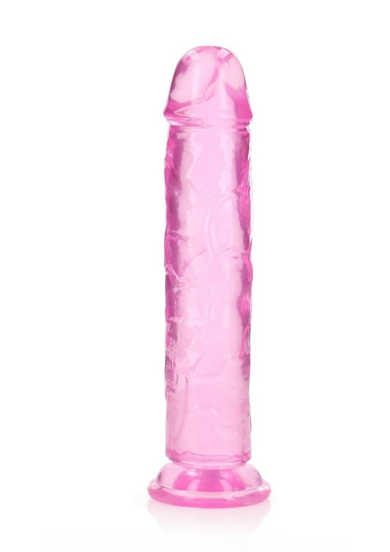 RealRock Crystal Clear Straight 10 in. Dildo Without Balls - Buy At Luxury Toy X - Free 3-Day Shipping
