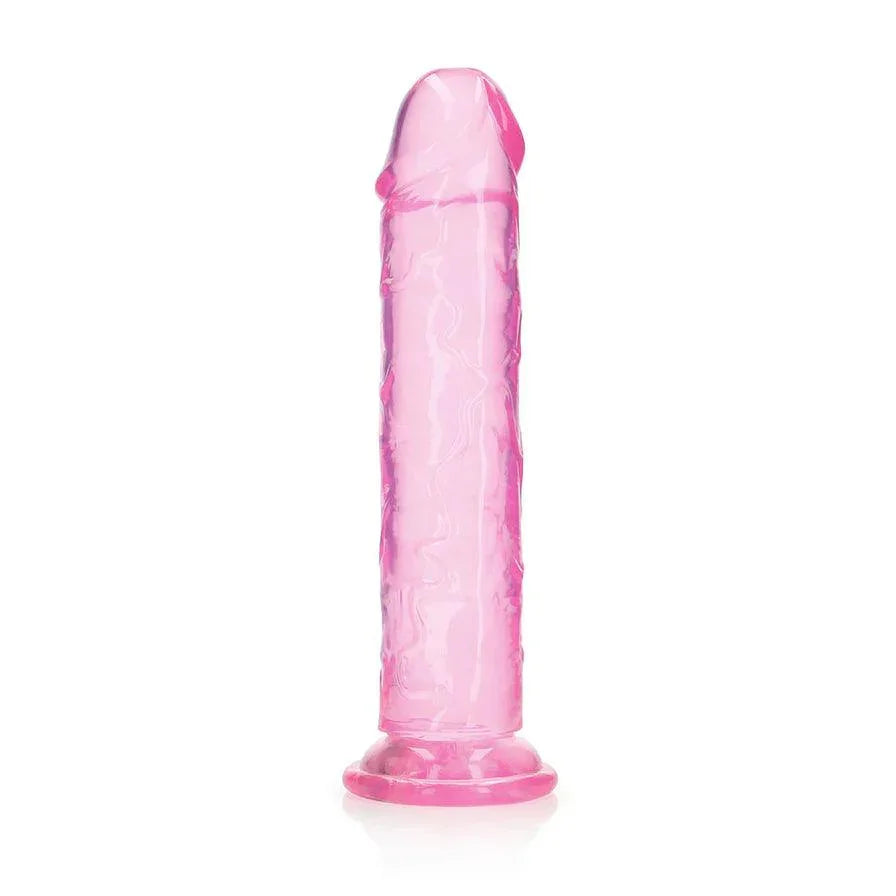 RealRock Crystal Clear Straight 11 in. Dildo Without Balls - Buy At Luxury Toy X - Free 3-Day Shipping