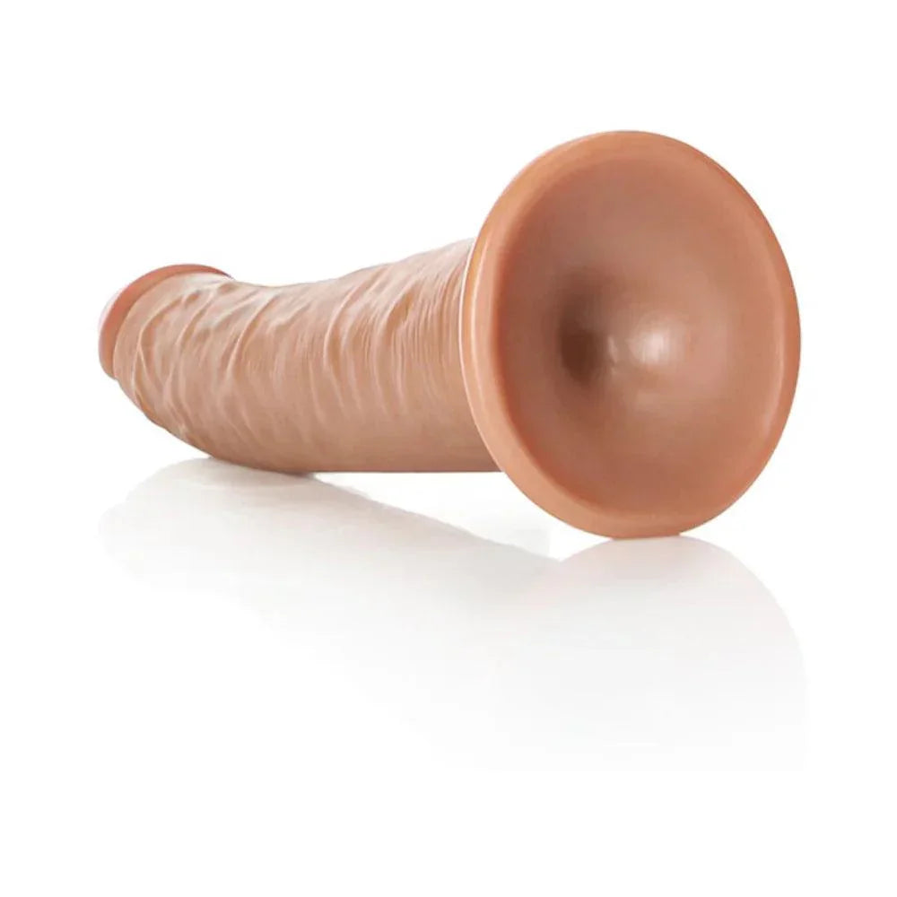 RealRock Realistic 8 in. Slim Dildo With Suction Cup - Buy At Luxury Toy X - Free 3-Day Shipping