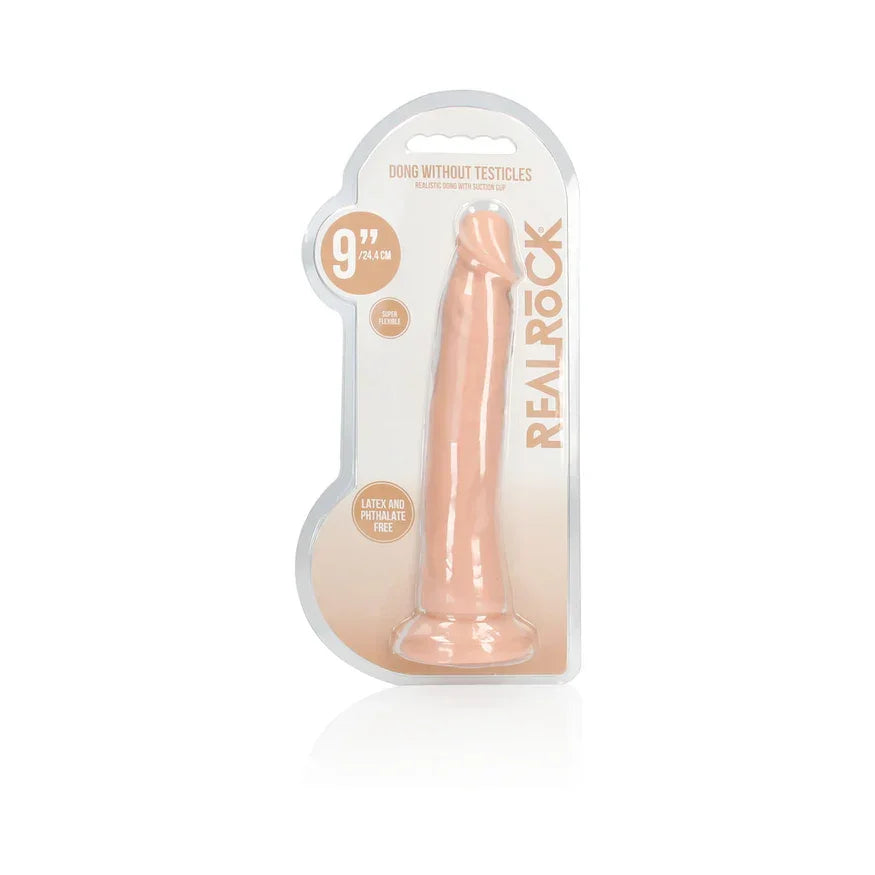 RealRock Realistic 9" Dildo with Suction Cup - Buy At Luxury Toy X - Free 3-Day Shipping