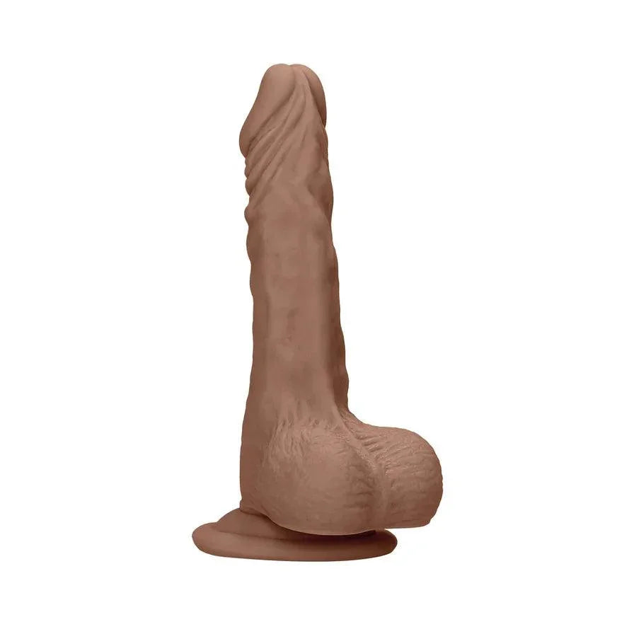 RealRock Realistic 9 in. Dildo With Balls and Suction Cup - Buy At Luxury Toy X - Free 3-Day Shipping