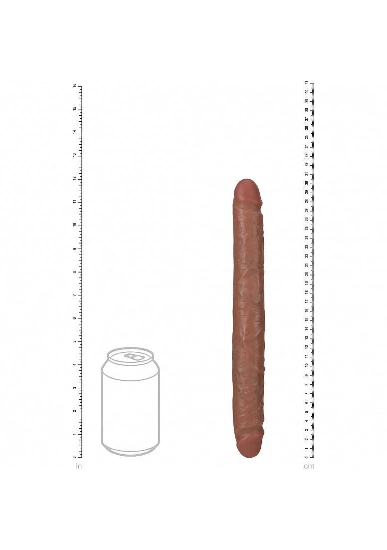 RealRock Realistic Skin Slim Double Ended Dong 12in - Buy At Luxury Toy X - Free 3-Day Shipping