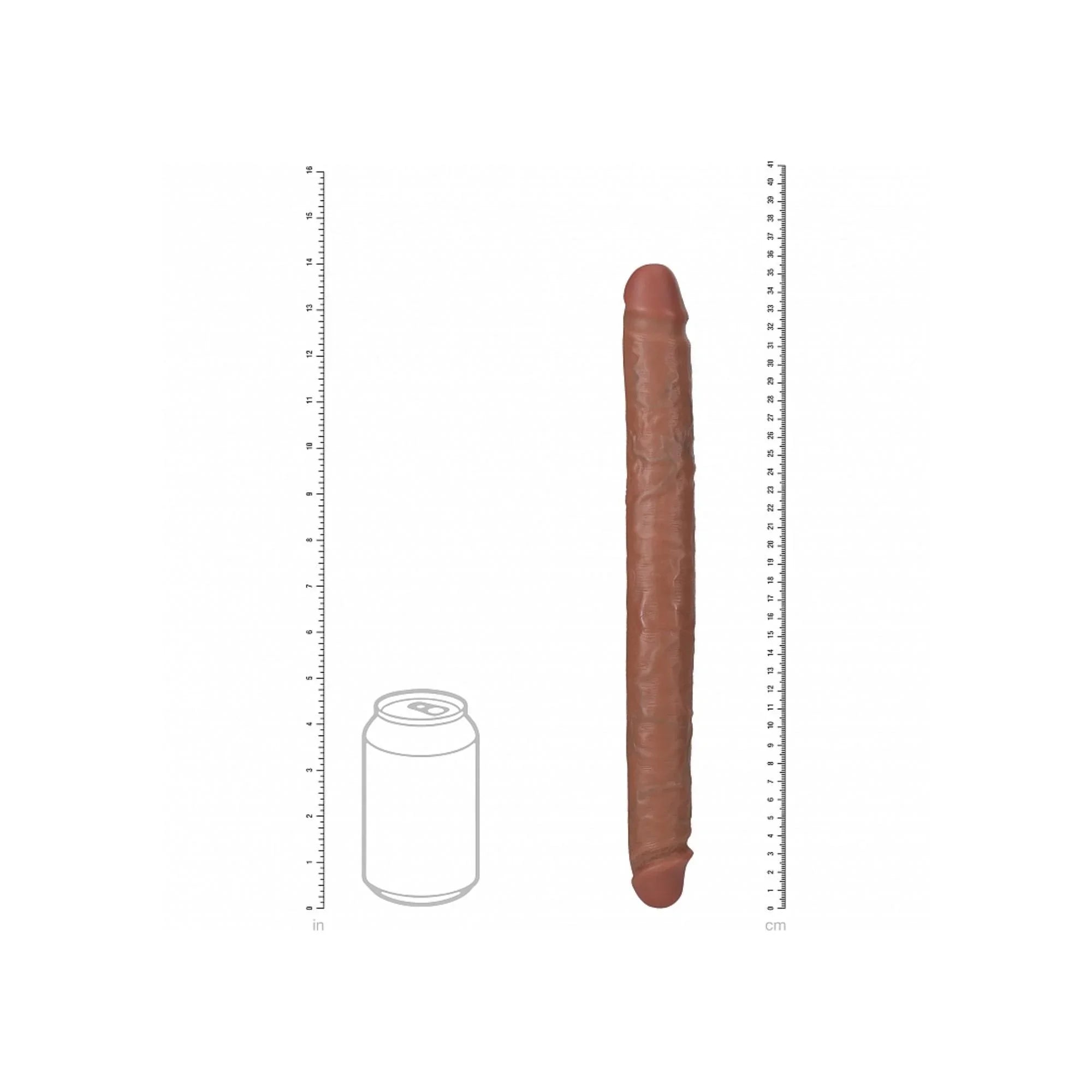 RealRock Realistic Skin Slim Double Ended Dong 14in - Buy At Luxury Toy X - Free 3-Day Shipping
