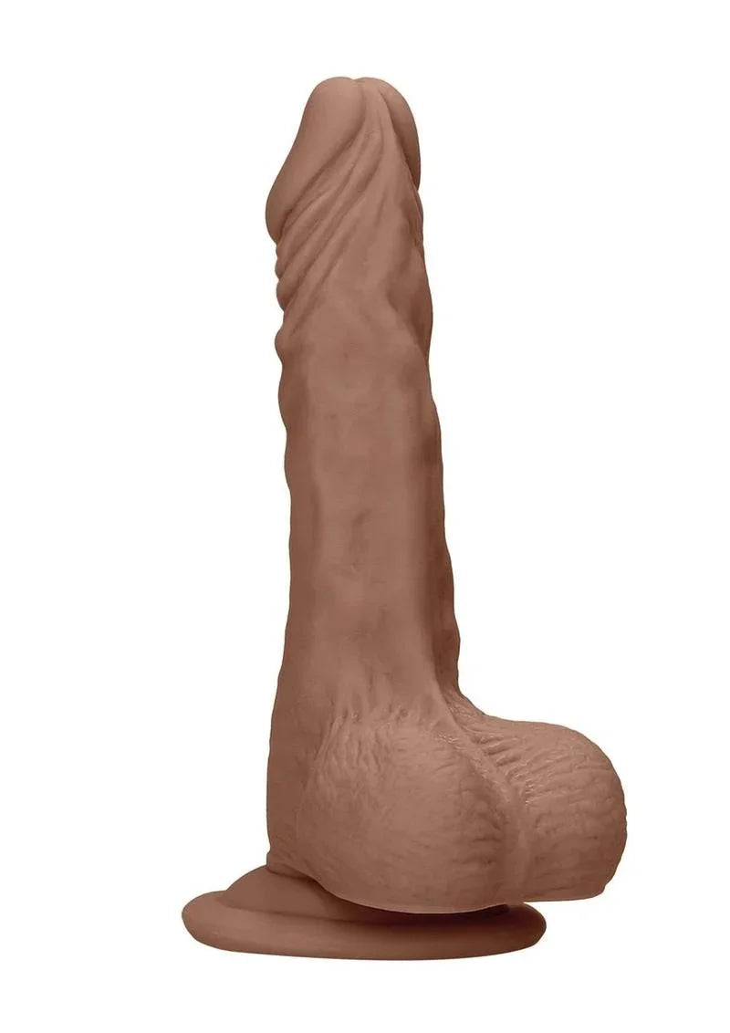 RealRock Skin Realistic Dildo with Balls - 7 in. - Buy At Luxury Toy X - Free 3-Day Shipping