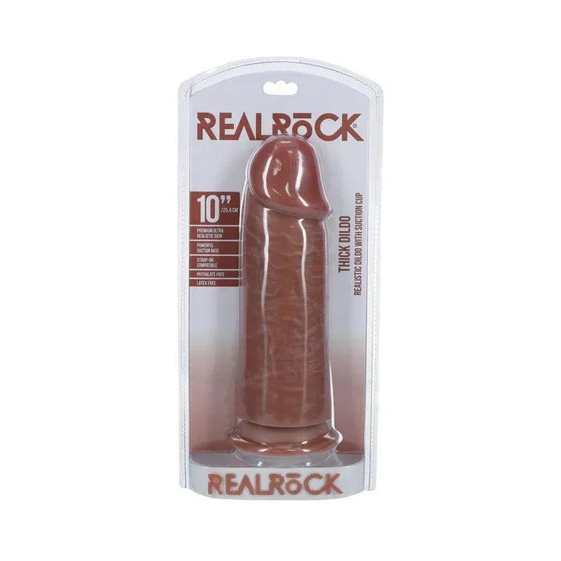 RealRock Ultra Realistic Skin Extra Thick No Balls 10in - Buy At Luxury Toy X - Free 3-Day Shipping