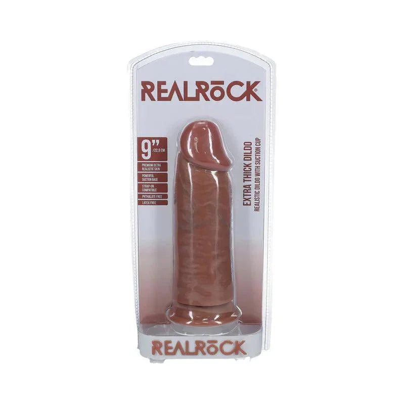 RealRock Ultra Realistic Skin Extra Thick No Balls 9in - Buy At Luxury Toy X - Free 3-Day Shipping