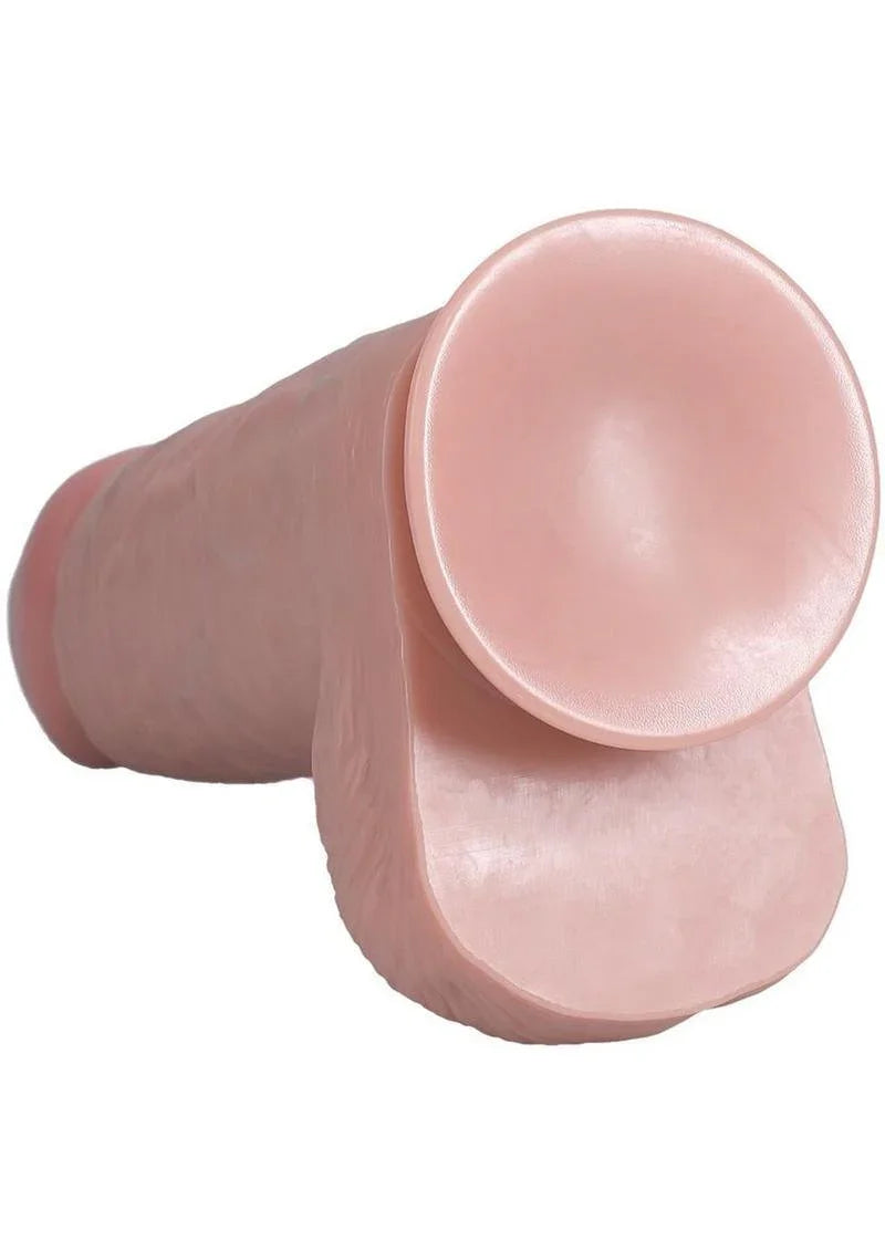 RealRock Ultra Realistic Skin Extra Thick with Balls 8in - Buy At Luxury Toy X - Free 3-Day Shipping