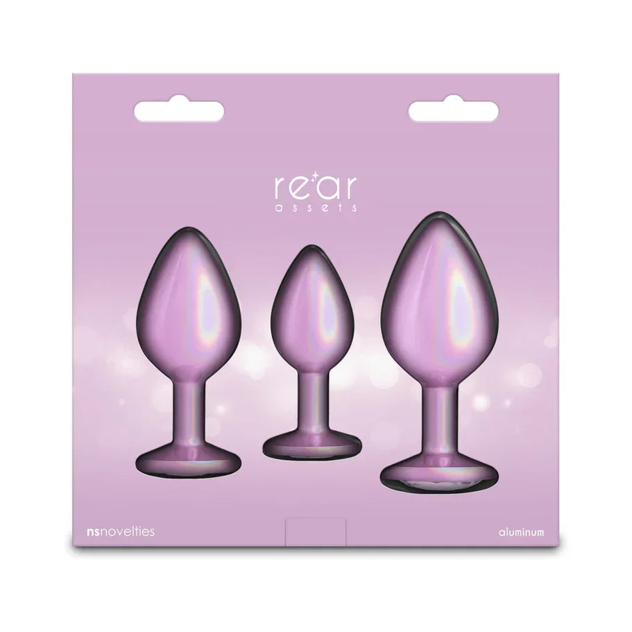 Rear Assets Trainer Chrome-Plated Anal Plugs Kit (3-Piece Set) - Buy At Luxury Toy X - Free 3-Day Shipping