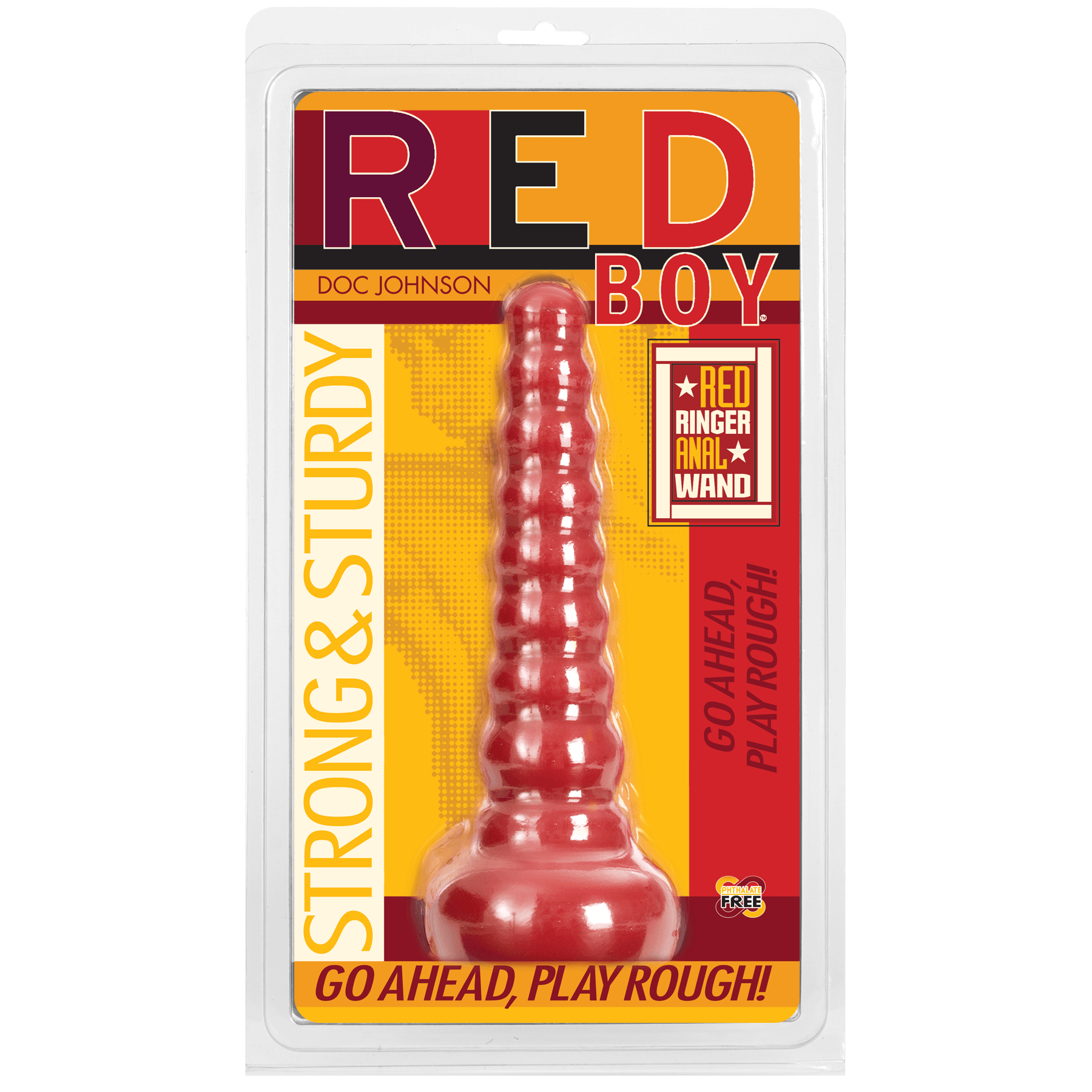 Red Boy - Butt Plug - Red Ringer Anal Wand - Buy At Luxury Toy X - Free 3-Day Shipping