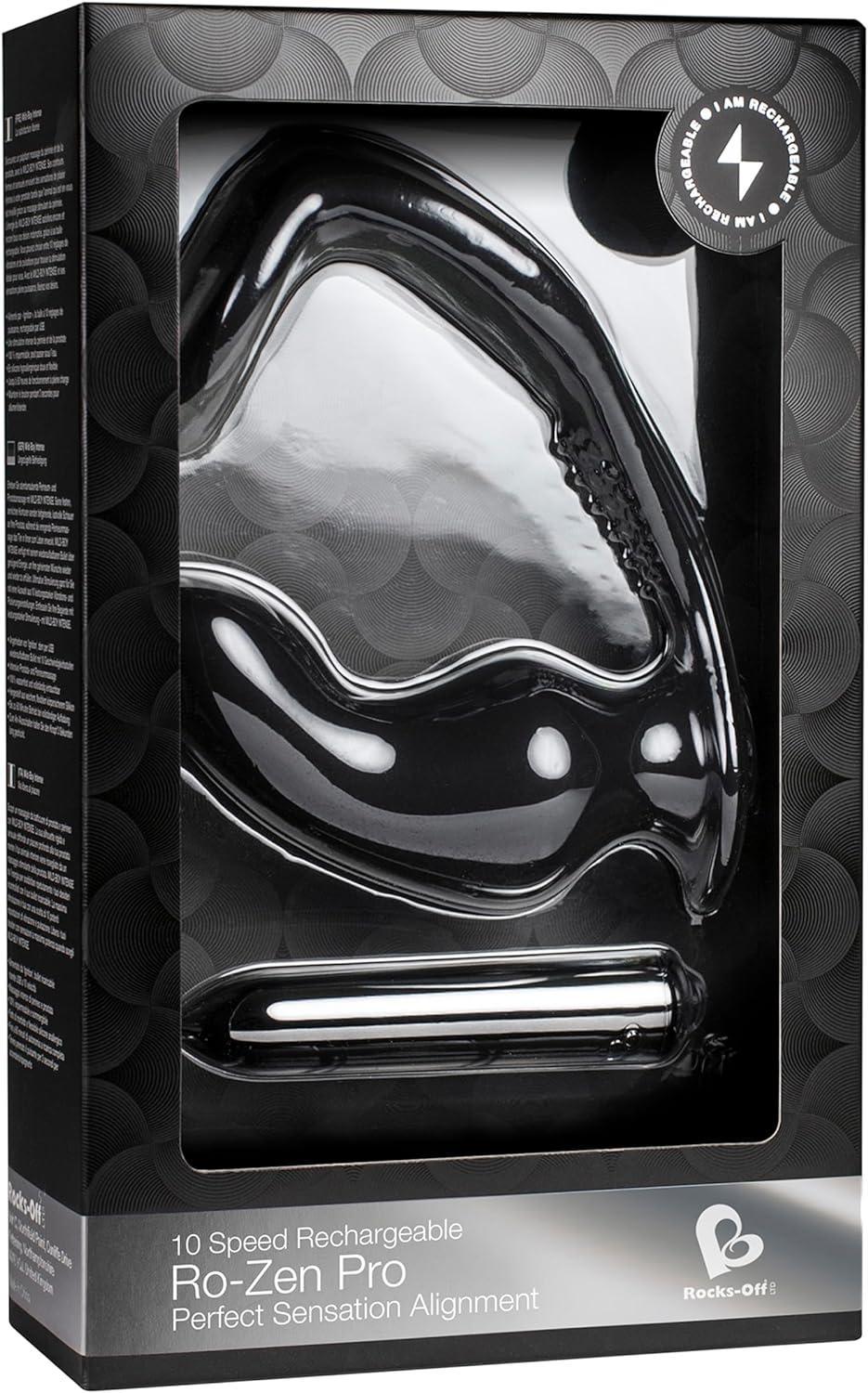 Rocks Off Ro-Zen Pro Black - Buy At Luxury Toy X - Free 3-Day Shipping