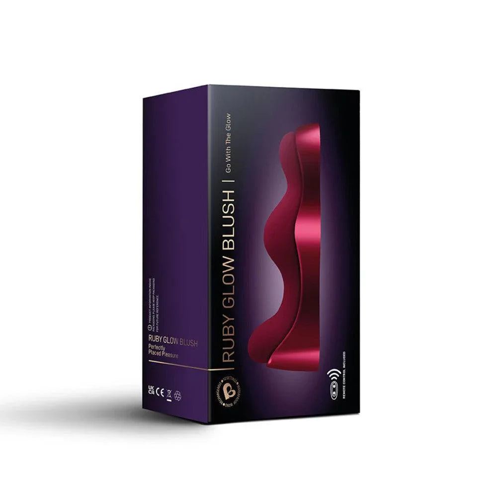 Rocks Off Ruby Glow Rosa Saddle Vibrator - Buy At Luxury Toy X - Free 3-Day Shipping