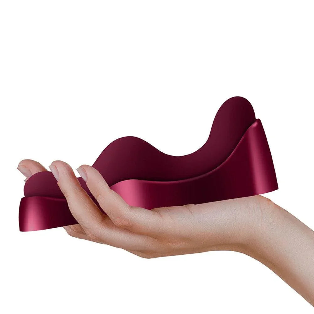 Rocks Off Ruby Glow Rosa Saddle Vibrator - Buy At Luxury Toy X - Free 3-Day Shipping
