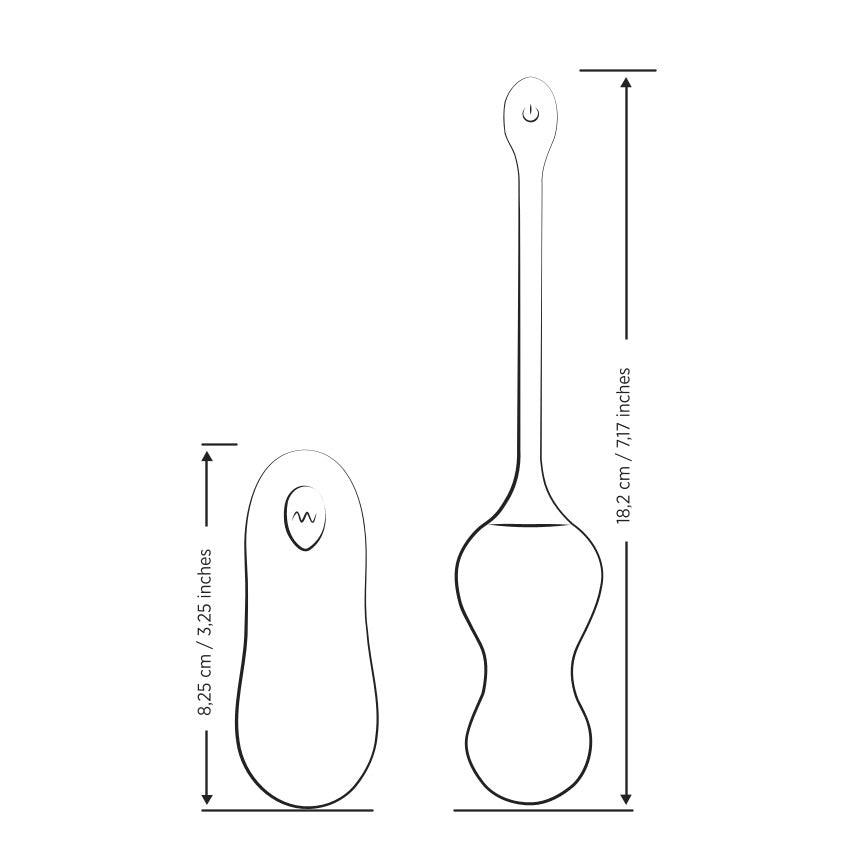 ROMP Cello Rechargeable Remote-Controlled Silicone G-Spot Egg Vibrator - Buy At Luxury Toy X - Free 3-Day Shipping