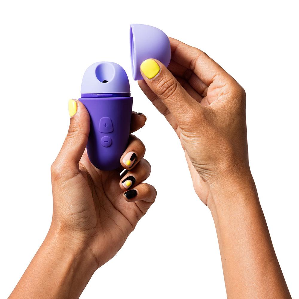 Romp Free X Rechargeable Silicone Clitoral Air Stimulator - Buy At Luxury Toy X - Free 3-Day Shipping