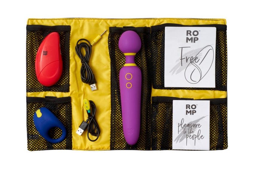 ROMP Pleasure Kit 4-Piece Vibrator Set - Buy At Luxury Toy X - Free 3-Day Shipping