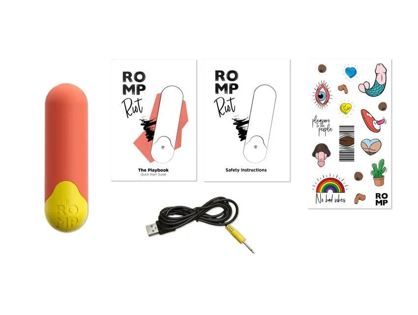 ROMP Riot Rechargeable Bullet Vibrator - Buy At Luxury Toy X - Free 3-Day Shipping