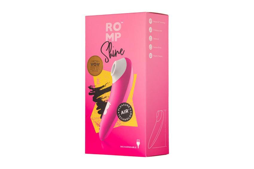 ROMP Shine Rechargeable Silicone Pleasure Air Clitoral Vibrator - Buy At Luxury Toy X - Free 3-Day Shipping