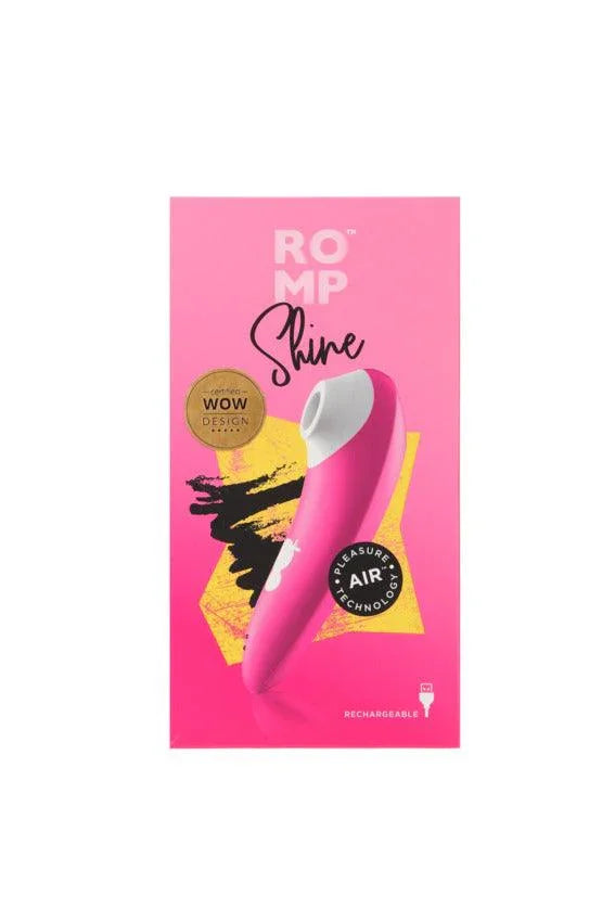ROMP Shine Rechargeable Silicone Pleasure Air Clitoral Vibrator - Buy At Luxury Toy X - Free 3-Day Shipping