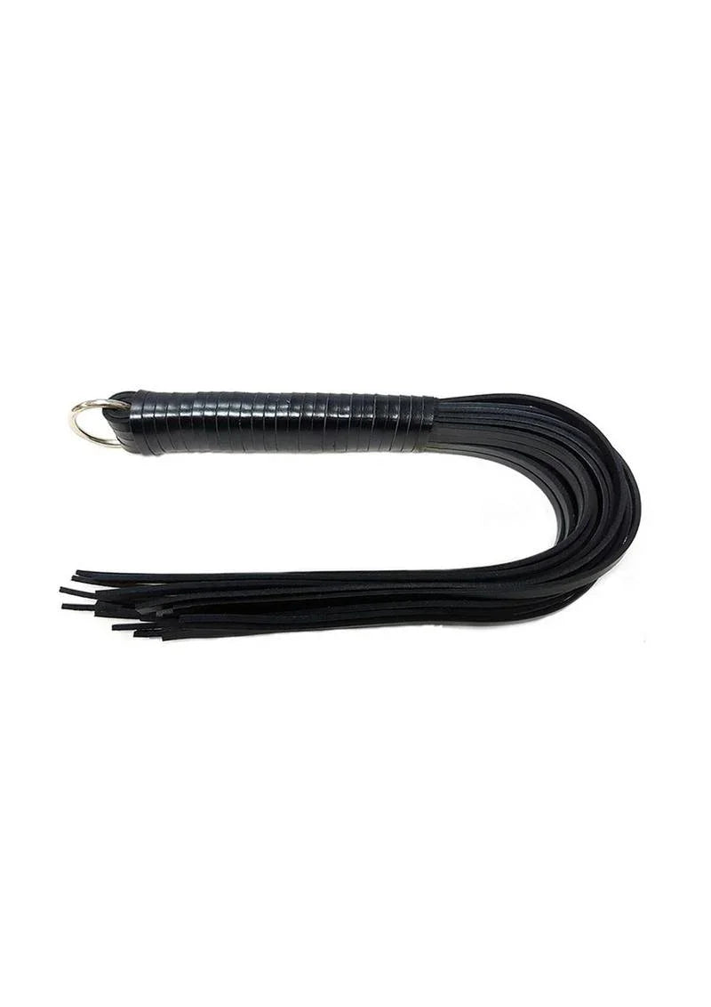 Rouge Leather Spiral Flogger - Buy At Luxury Toy X - Free 3-Day Shipping