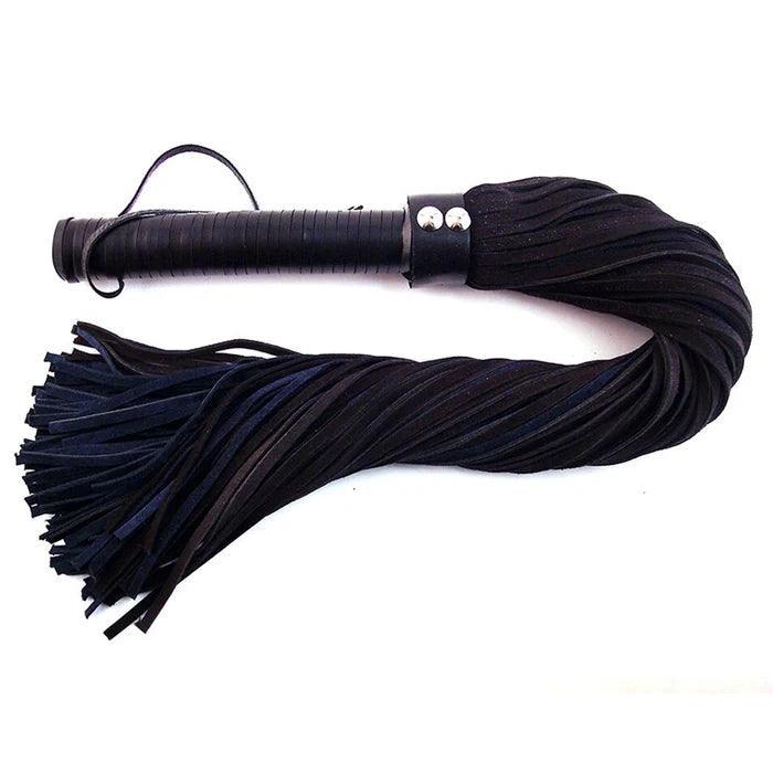 Rouge Suede Flogger with Leather Handle - Buy At Luxury Toy X - Free 3-Day Shipping
