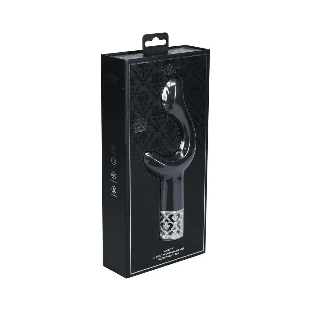 Royal Gems Majestic Silicone Rechargeable Vibrator - Buy At Luxury Toy X - Free 3-Day Shipping