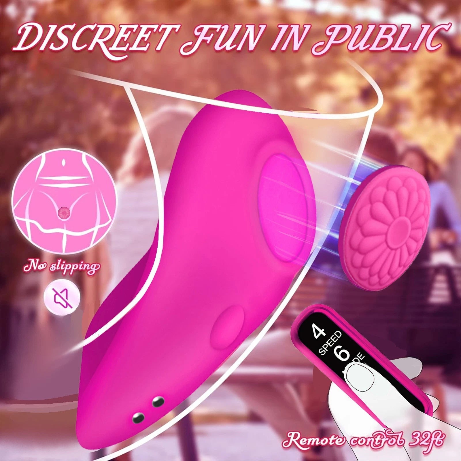 Bang! Silicone Rechargeable Panty Vibrator with Remote – Magnetic Wearable Vibe