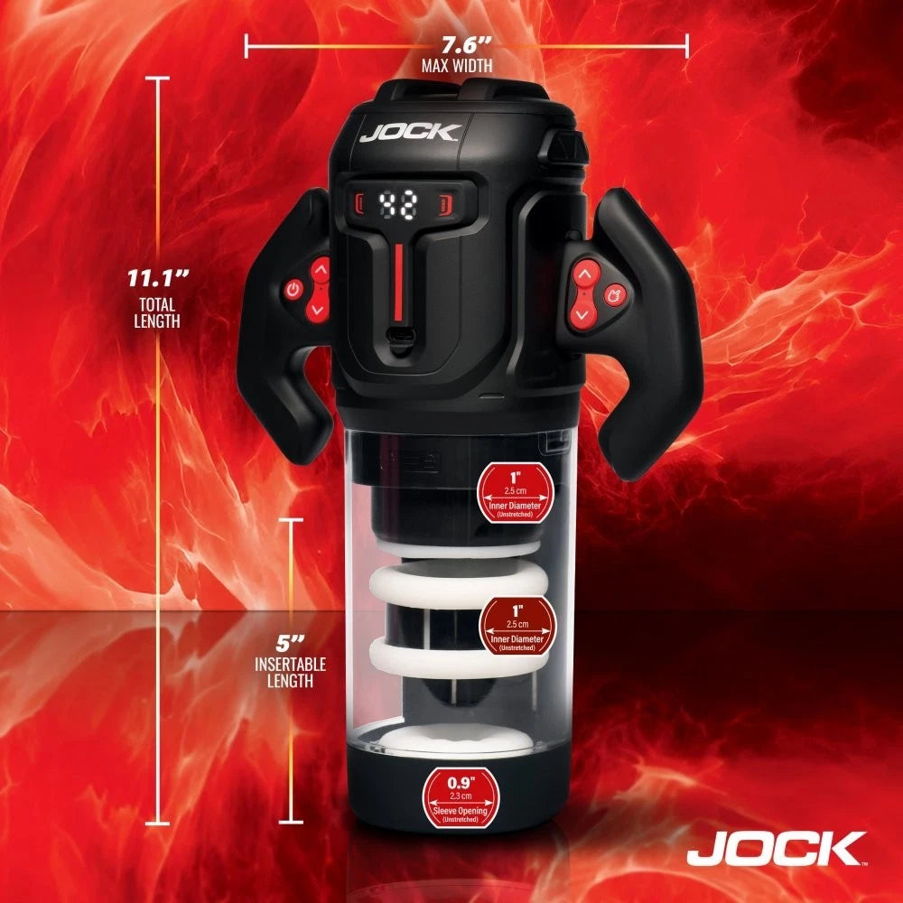 Jock Turbo Spin Thrusting & Rotating Rechargeable Masturbator