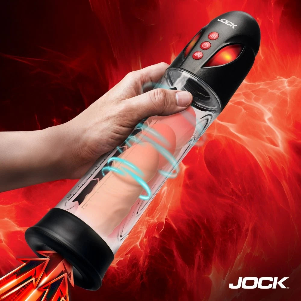 Jock Power Up Automatic Waterproof Rechargeable Penis Pump